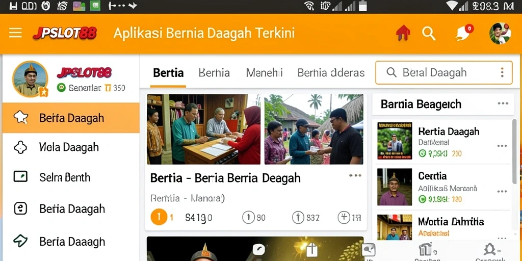 Tampilan antarmuka JPSLOT88 yang menarik dan informatif.