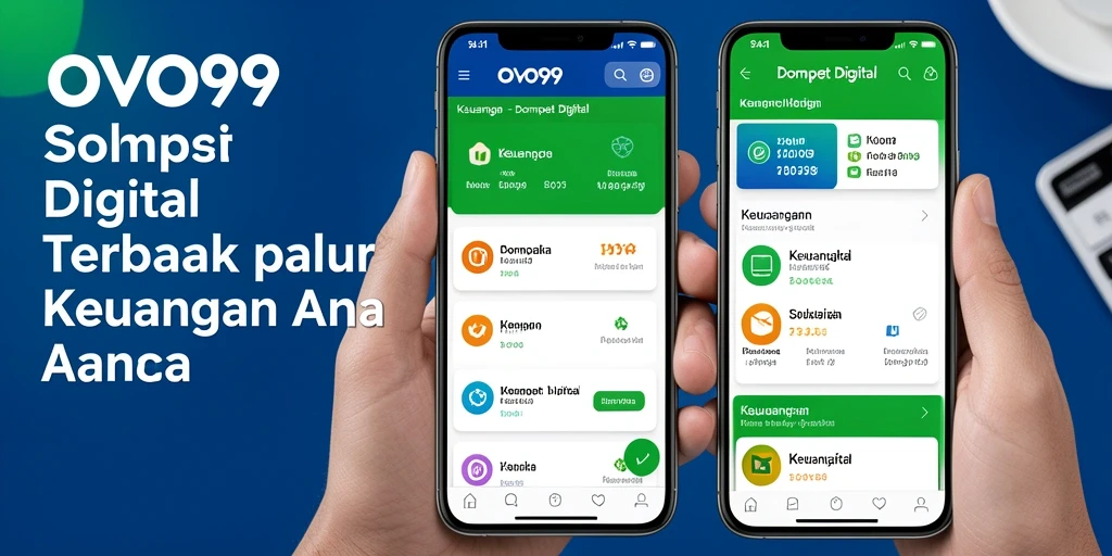 Tampilan utama OVO99 yang intuitif dan mudah digunakan.